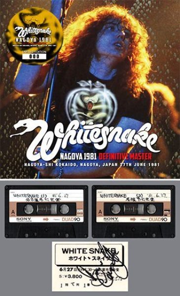 Photo1: WHITESNAKE - NAGOYA 1981 DEFINITIVE MASTER 2CD [ZODIAC 459] (1)