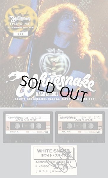 Photo1: WHITESNAKE - NAGOYA 1981 DEFINITIVE MASTER 2CD [ZODIAC 459] (1)