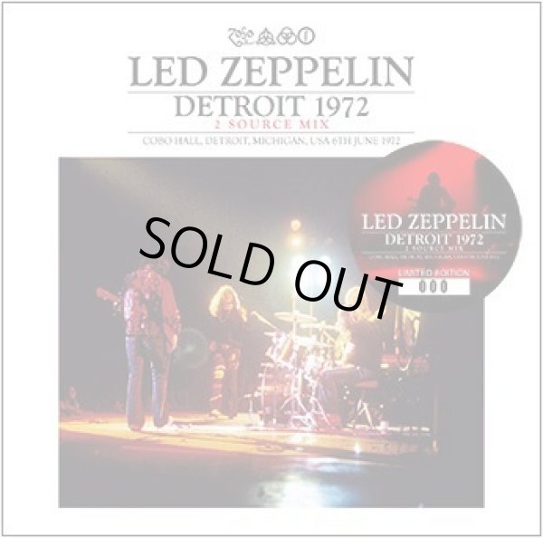 Photo1: LED ZEPPELIN - DETROIT 1972: 2 SOURCE MIX 2CD ★★★STOCK ITEM / SPECIAL PRICE★★★ (1)
