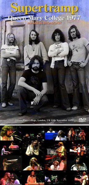 Photo1: SUPERTRAMP - QUEEN MARY COLLEGE 1977: JAPANESE BROADCAST DVDR (1)