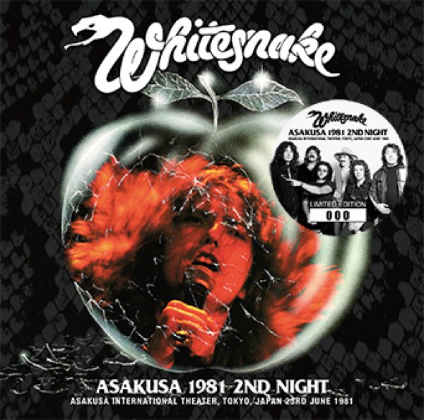 Photo1: WHITESNAKE - ASAKUSA 1981 2ND NIGHT 2CD [ZODIAC 465] (1)