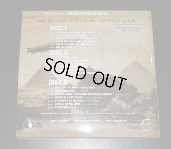 Photo2: LED ZEPPELIN - LISTEN TO THIS EDDIE 3CD MASTERED EDITION  [Empress Valley] ★★★STOCK ITEM / OUT OF PRINT★★★ (2)