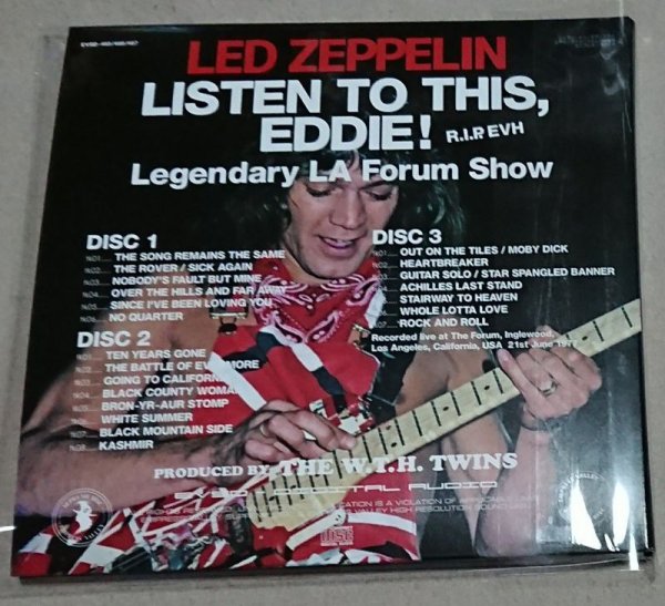 Photo2: LED ZEPPELIN - LISTEN TO THIS EDDIE, PROMO EDDIE COVER [Empress Valley]  ★★★STOCK ITEM / OUT OF PRINT★★★ (2)