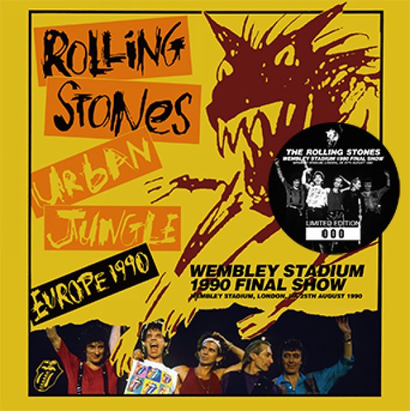 Photo1: THE ROLLING STONES - WEMBLEY STADIUM 1990 FINAL SHOW 2CD (1)