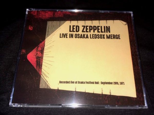 Photo1: LED ZEPPELIN - LIVE OSAKA LEDSOX MERGE 3CD [Magic Pyramid] (1)