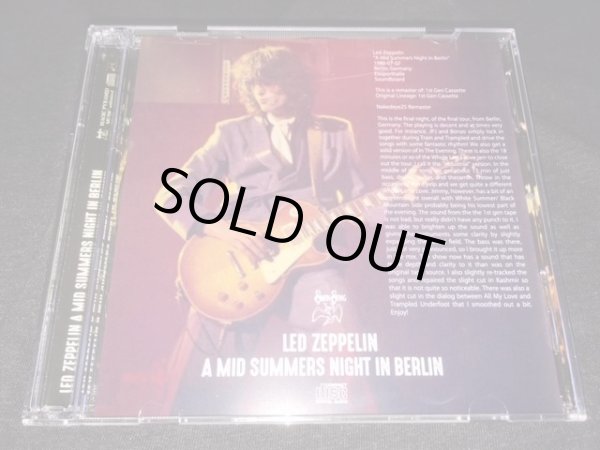 Photo1: LED ZEPPELIN - MID SUMMER NIGHT BERLIN 2CD [Magic Pyramid] (1)