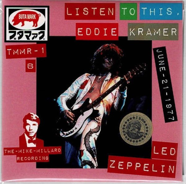 Photo1: LED ZEPPELIN - LISTEN TO THIS EDDIE KRAMER 3CD PINK COVER [TARANTURA BY BUTAMARKE] (1)