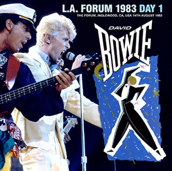 Photo1: DAVID BOWIE - L.A. FORUM 1983 DAY 1 2CDR [Uxbridge 1497] (1)