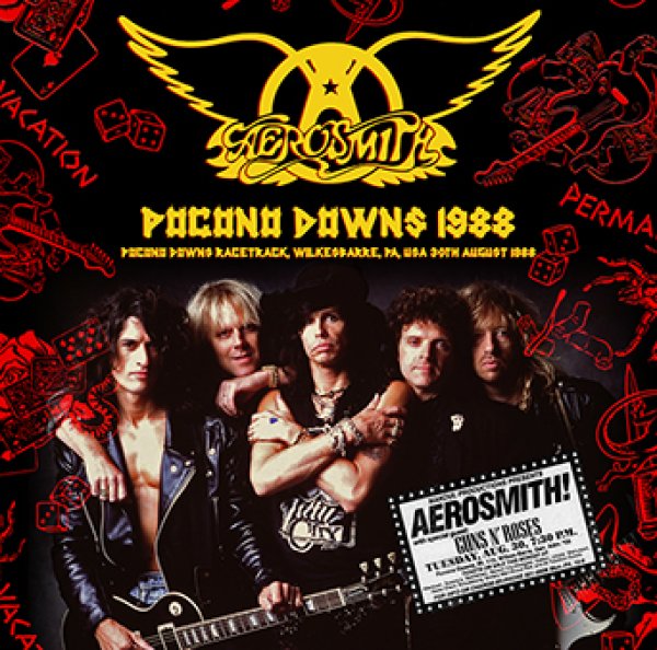 Photo1: AEROSMITH - POCONO DOWNS 1988 2CDR [Shades 1397] (1)