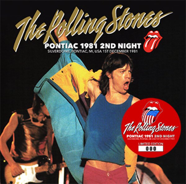 Photo1: THE ROLLING STONES - PONTIAC 1981 2ND NIGHT 2CD (1)