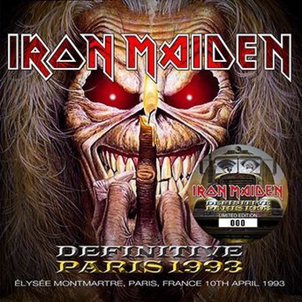 Photo1: IRON MAIDEN - DEFINITIVE PARIS 1993 2CD [ZODIAC 469] (1)