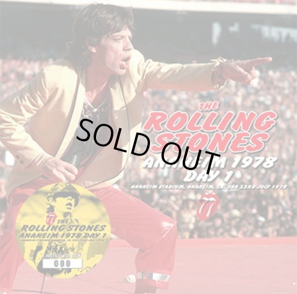 Photo1: THE ROLLING STONES - ANAHEIM 1978 DAY 1 2CD ★★★STOCK ITEM / OUT OF PRINT / HOT SPRING SALE★★★ (1)
