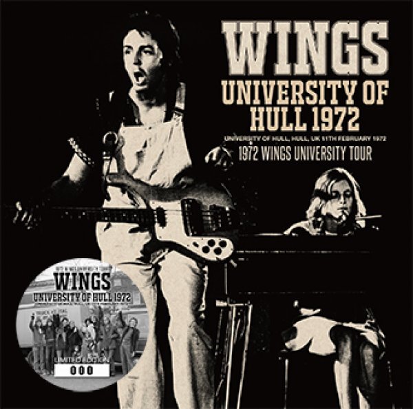Photo1: PAUL McCARTNEY & WINGS - UNIVERSITY OF HULL 1972 CD ★★★ STOCK ITEM / SALE ★★★ (1)