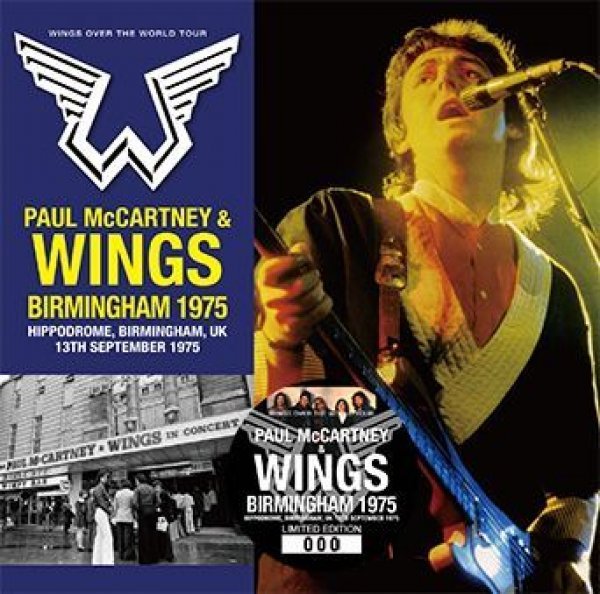 Photo1: PAUL McCARTNEY & WINGS - BIRMINGHAM 1975 2CD (1)