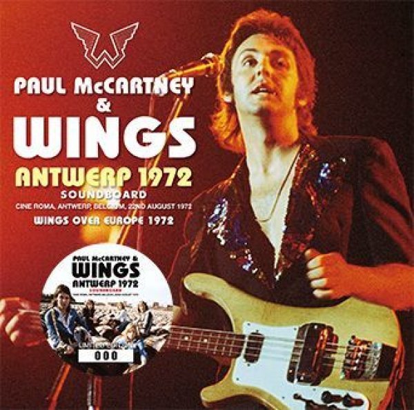 Photo1: PAUL McCARTNEY & WINGS - ANTWERP 1972 SOUNDBOARD CD (1)