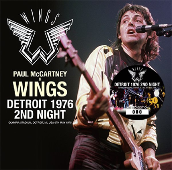 Photo1: PAUL McCARTNEY & WINGS - DETROIT 1976 2ND NIGHT 2CD (1)