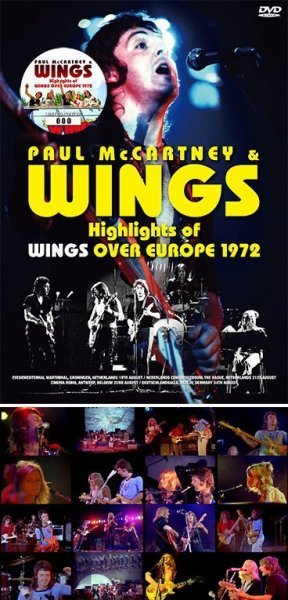 Photo1: PAUL McCARTNEY & WINGS - HIGHLIGHTS OF WINGS OVER EUROPE 1972 DVD (1)