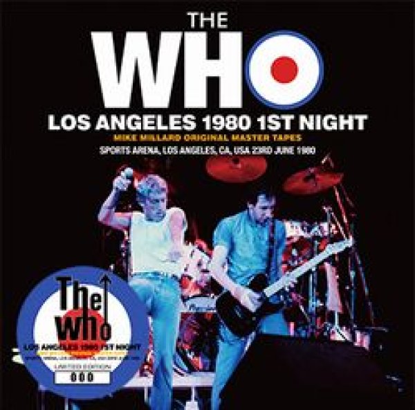 Photo1: THE WHO - LOS ANGELES 1980 1ST NIGHT: MIKE MILLARD ORIGINAL MASTER TAPES 2CD [Wardour-414] (1)