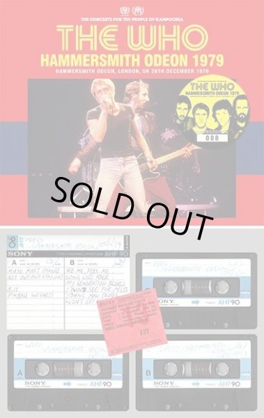 Photo1:  THE WHO - HAMMERSMITH ODEON 1979 3CD [Wardour-415] ★★★STOCK ITEM / HOT SPRING SALE★★★ (1)