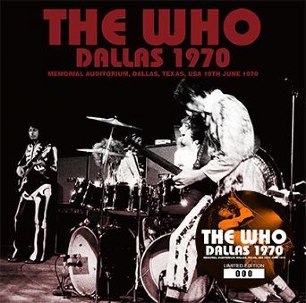 Photo1: THE WHO - DALLAS 1970 CD (1)