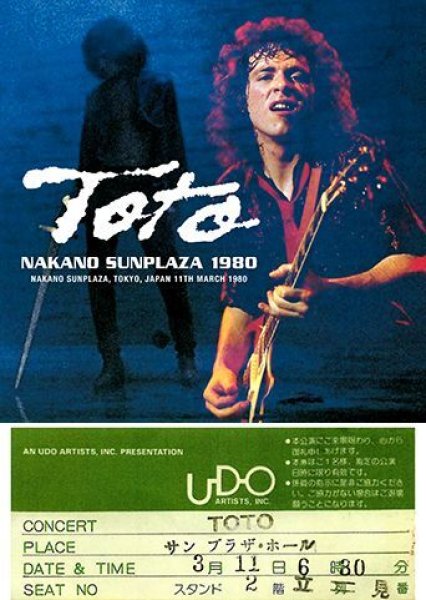 Photo1: TOTO - NAKANO SUNPLAZA 1980 2CDR [Uxbridge 1522] (1)