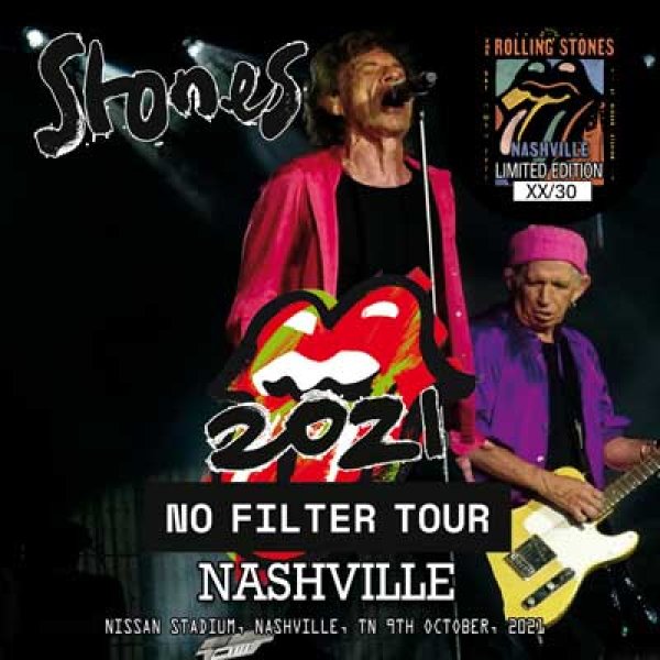 Photo1: THE ROLLING STONES - NO FILTER IN NASHVILLE 2021 2CDR [Sticky Code 201] (1)