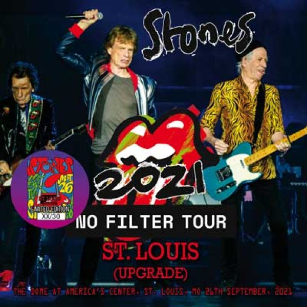 Photo1: THE ROLLING STONES - NO FILTER IN ST. LOUIS 2021 2CDR UPGRADE [Sticky Code 204] (1)