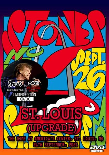 Photo1: THE ROLLING STONES - NO FILTER IN ST. LOUIS 2021 2DVDR UPGRADE [Sticky Code 205] (1)