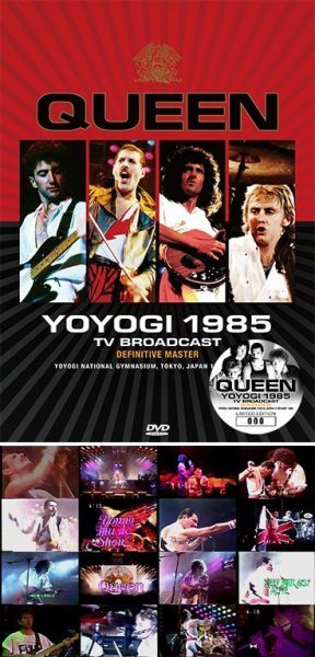 Photo1: QUEEN - YOYOGI 1985 TV BROADCAST: DEFINITIVE MASTER DVD (1)
