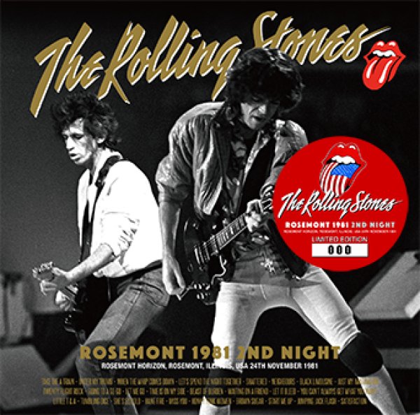 Photo1: THE ROLLING STONES - ROSEMONT 1981 2ND NIGHT 2CD (1)