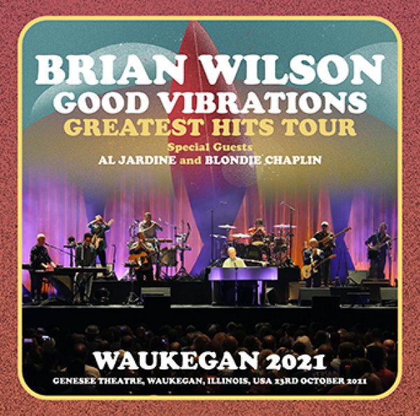 Photo1: BRIAN WILSON with AL JARDINE & BLONDIE CHAPLIN - WAUKEGAN 2021 2CDR [Uxbridge 1537] (1)