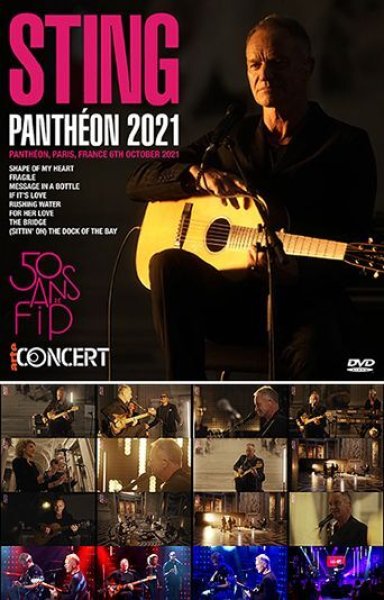 Photo1: STING - PANTHEON 2021 DVDR [Uxbridge 1549] (1)