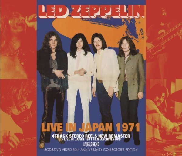 Photo1:  LED ZEPPELIN - LIVE IN JAPAN 1971 3CD+1DVD [LIVELEGEND LLA004CD1/2/3DVD1] (1)