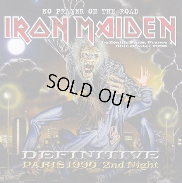 Photo1: IRON MAIDEN - DEFINITIVE PARIS 1990 2ND NIGHT 2CD  [ZODIAC 248] (1)