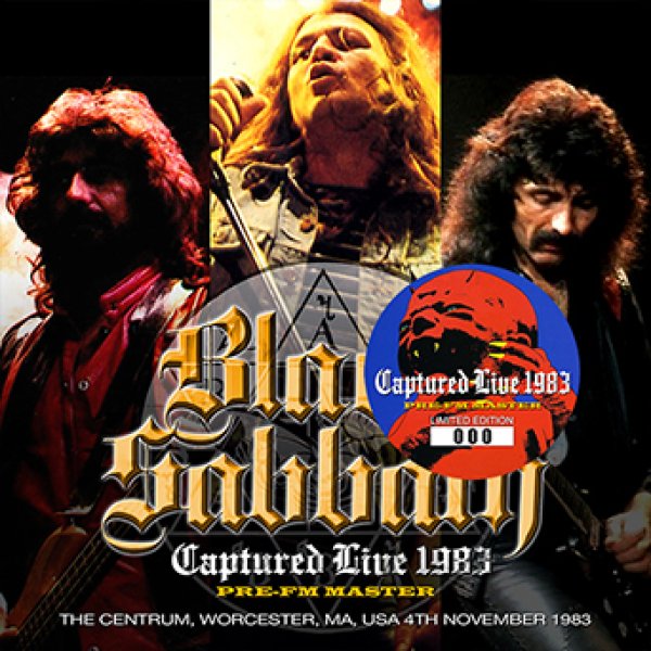 Photo1: BLACK SABBATH - CAPTURED LIVE 1983: PRE-FM MASTER CD plus Bonus DVDR "PRO-SHOT COLLECTION with GILLAN [ZODIAC 489] (1)