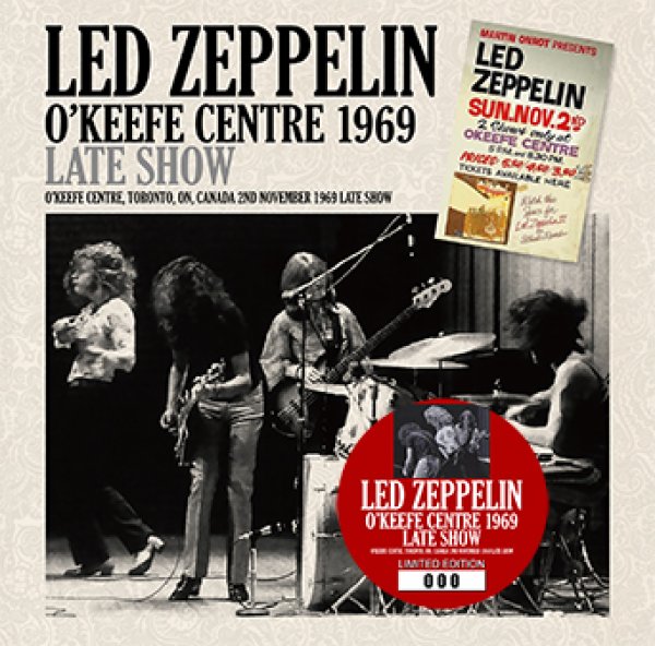 Photo1: LED ZEPPELIN - O'KEEFE CENTRE 1969 LATE SHOW 2CD ★★★STOCK ITEM / SALE★★★ (1)