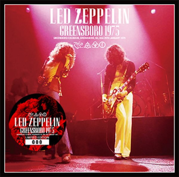 Photo1: LED ZEPPELIN - GREENSBORO 1975 2CD (1)