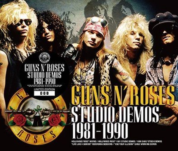 Photo1: GUNS N' ROSES - STUDIO DEMOS 1981-1990 3CD *2nd Press [ZODIAC 242] (1)