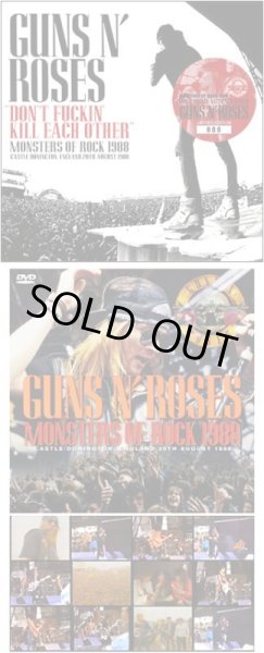 Photo1: GUNS N' ROSES - "DON'T FUCKIN' KILL EACH OTHER"(1CD)*2nd Press plus Ltd Bonus DVDR "MONSTERS OF ROCK 1988" [ZODIAC 112] ★★★STOCK ITEM / HOT WINTER SALE★★★ (1)