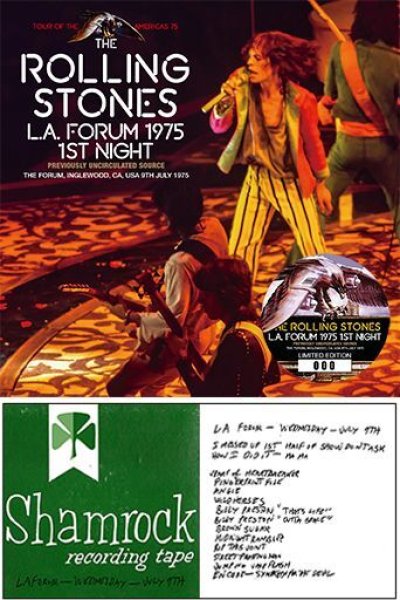 Photo1: THE ROLLING STONES - L.A. FORUM 1975 1ST NIGHT: PREVIOUSLY UNCIRCULATED SOURCE 1CD (1)