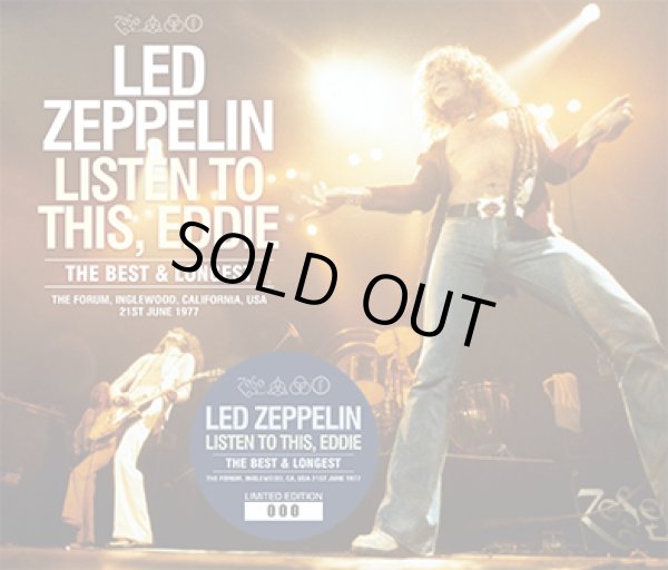 Photo1: LED ZEPPELIN - LISTEN TO THIS, EDDIE: THE BEST & LONGEST 3CD ★★★STOCK ITEM / HOT WINTER SALE★★★ (1)