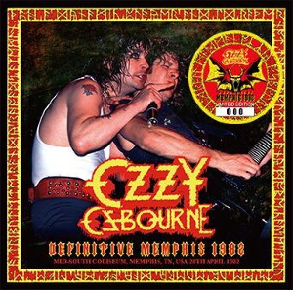 Photo1: OZZY OSBOURNE - DEFINITIVE MEMPHIS 1982 CD plus Bonus DVDR "SPEAK OF THE DEVIL: IRVINE MEADOWS 1982 [ZODIAC 495] (1)