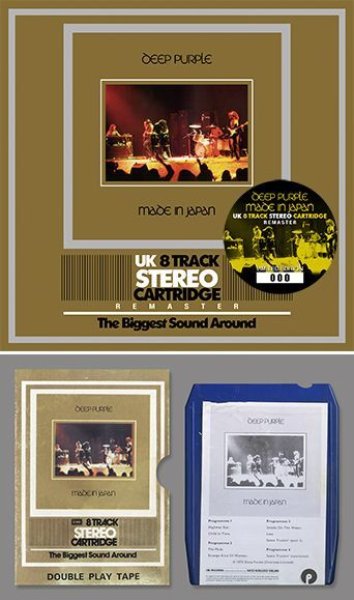 Photo1: DEEP PURPLE - MADE IN JAPAN: UK 8 TRACK STEREO CARTRIDGE: REMASTER CD *UPGRADE!!!! (1)