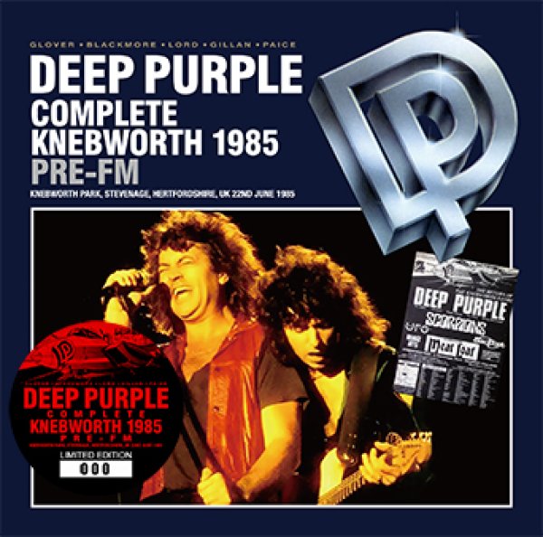 Photo1: DEEP PURPLE - COMPLETE KNEBWORTH 1985: PRE-FM 2CD [Darker Than Blue 299/300] (1)