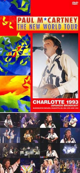 Photo1: PAUL McCARTNEY - CHARLOTTE 1993: JAPANESE BROADCAST DVDR [Uxbridge 1587] (1)