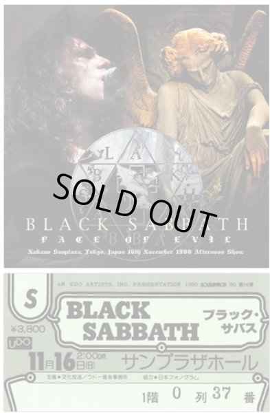 Photo1: BLACK SABBATH - FACE OF EVIL 2CD + Ticket Replica [Calm & Storm 012] (1)