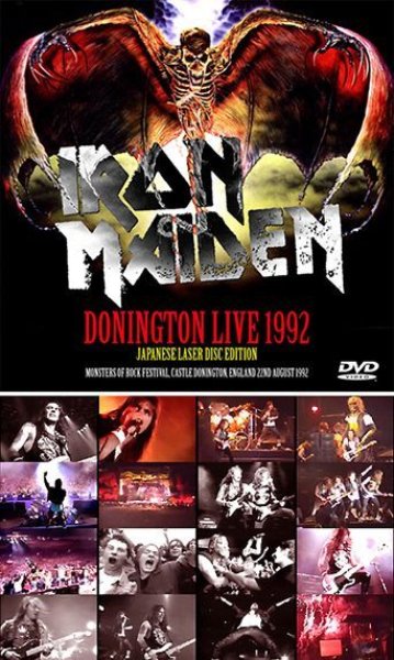 Photo1: IRON MAIDEN - DONINGTON LIVE 1992: JAPANESE LASER DISC EDITION 2DVDR [Shades 1000] (1)