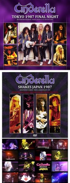 Photo1: CINDERELLA - TOKYO 1987 FINAL NIGHT CDR + Ltd Bonus DVDR "SHAKES JAPAN 1987" [Shades 1482] (1)