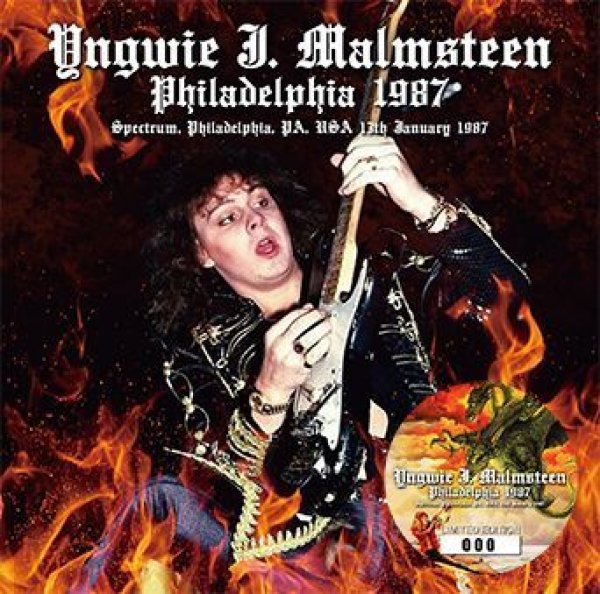 Photo1: YNGWIE J. MALMSTEEN - PHILADELPHIA 1987 CD [ZODIAC 388] (1)