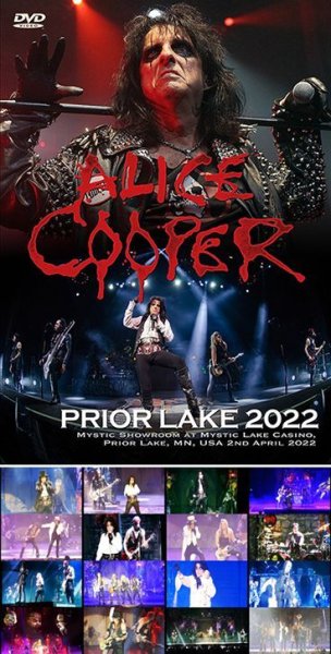 Photo1: ALICE COOPER - PRIOR LAKE 2022 DVDR [Shades 1509] (1)